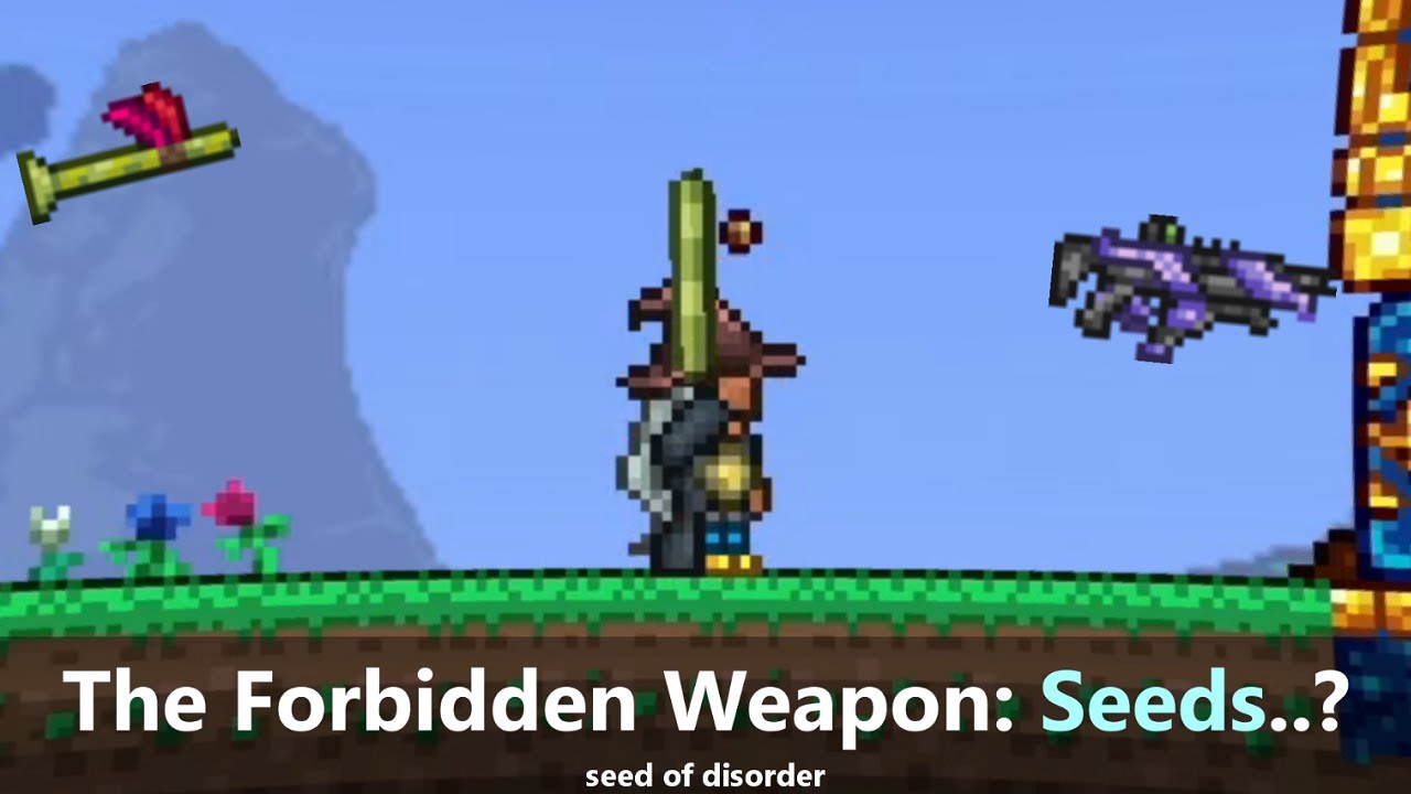 Terraria with the forbidden ammo ─ Seed + Dart guns = ??? YouTube