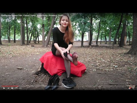 Aleksandra Deviant Feet - Fishnet Tights - Ankle Boots - Sneakers - Socks