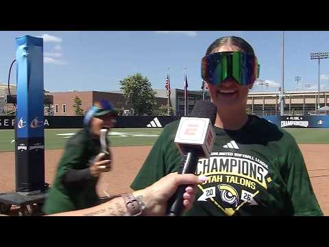 AUSL Championship Celebration Interview: Bri Ellis