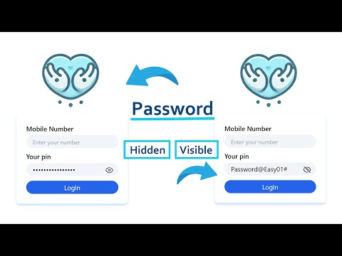 Show/Hide Password in Minutes with Tailwind & JavaScript.