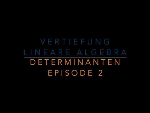 V3.  Determinanten Episode 2