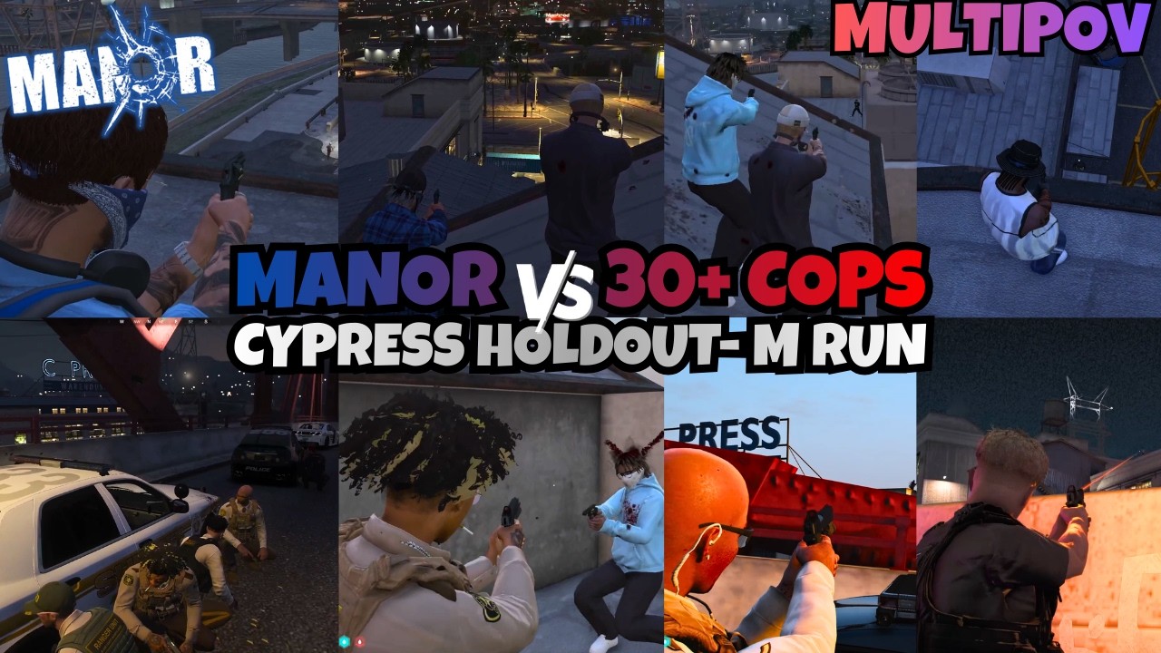 Manor Smoke 30+ PD - Holdout Over M3TH Run & Cops Negotiate | MULTIPOV -21 POVS | NOPIXEL 4.0 GTA RP