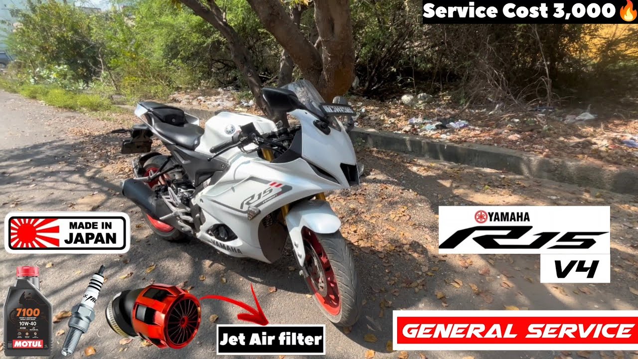 Yamaha R15 V4 Full Service👨🏻‍🔧 #தமிழ்🔥performance Upgrade ⚡
