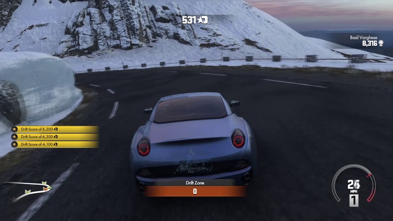 Driveclub (PS4) Sentraltind Drift - Ferrari California (PERFORMANCE)