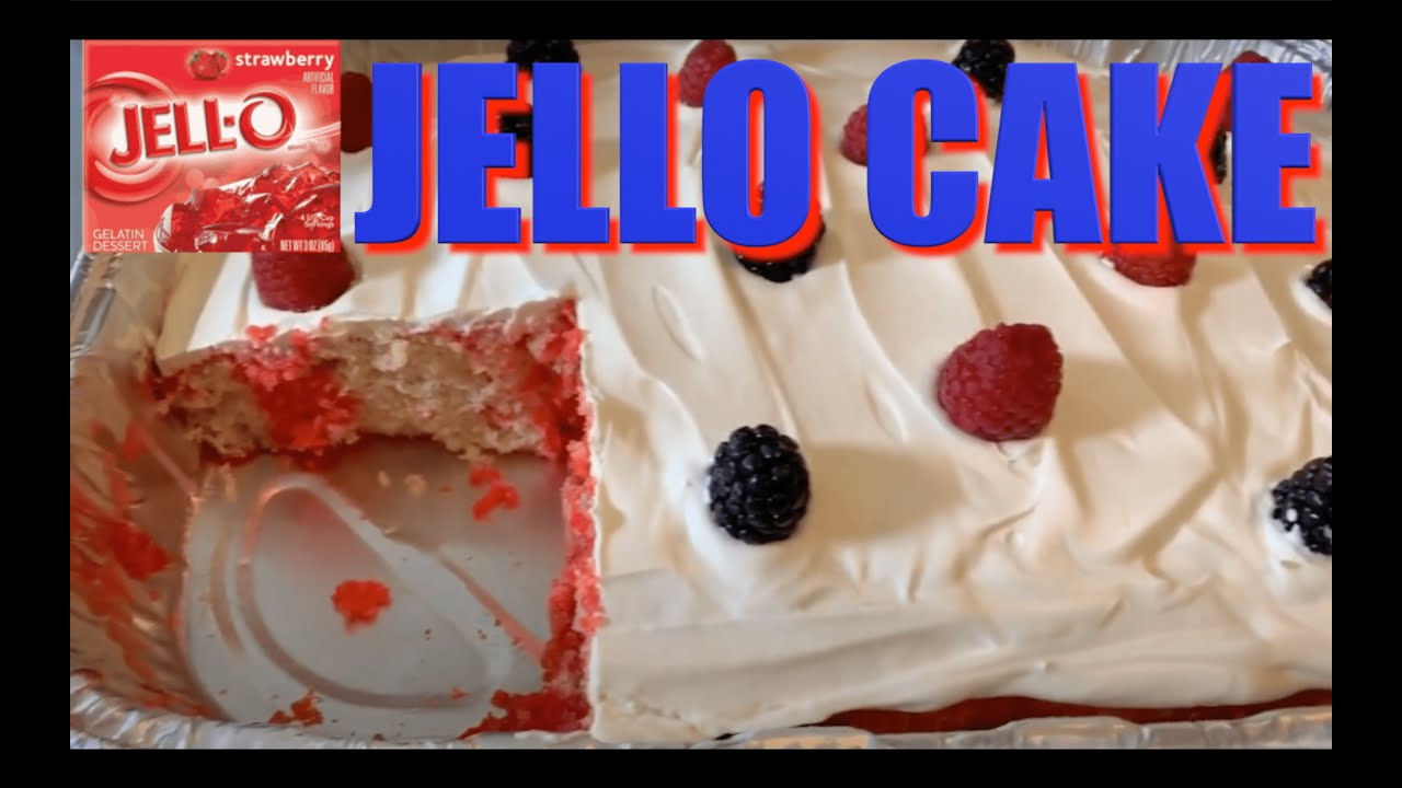 How to Make a Jello Cake (Perfect for the 4th of July) YouTube