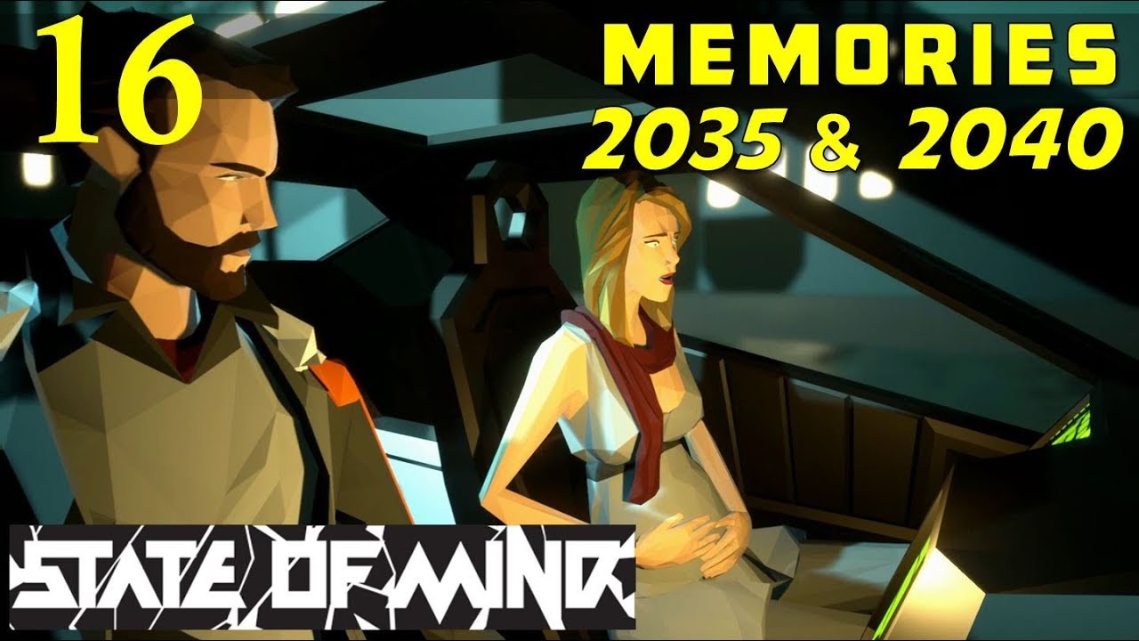 Memories of Richard's apartment (2035) & Accident (2040) - STATE OF MIND Gameplay 16