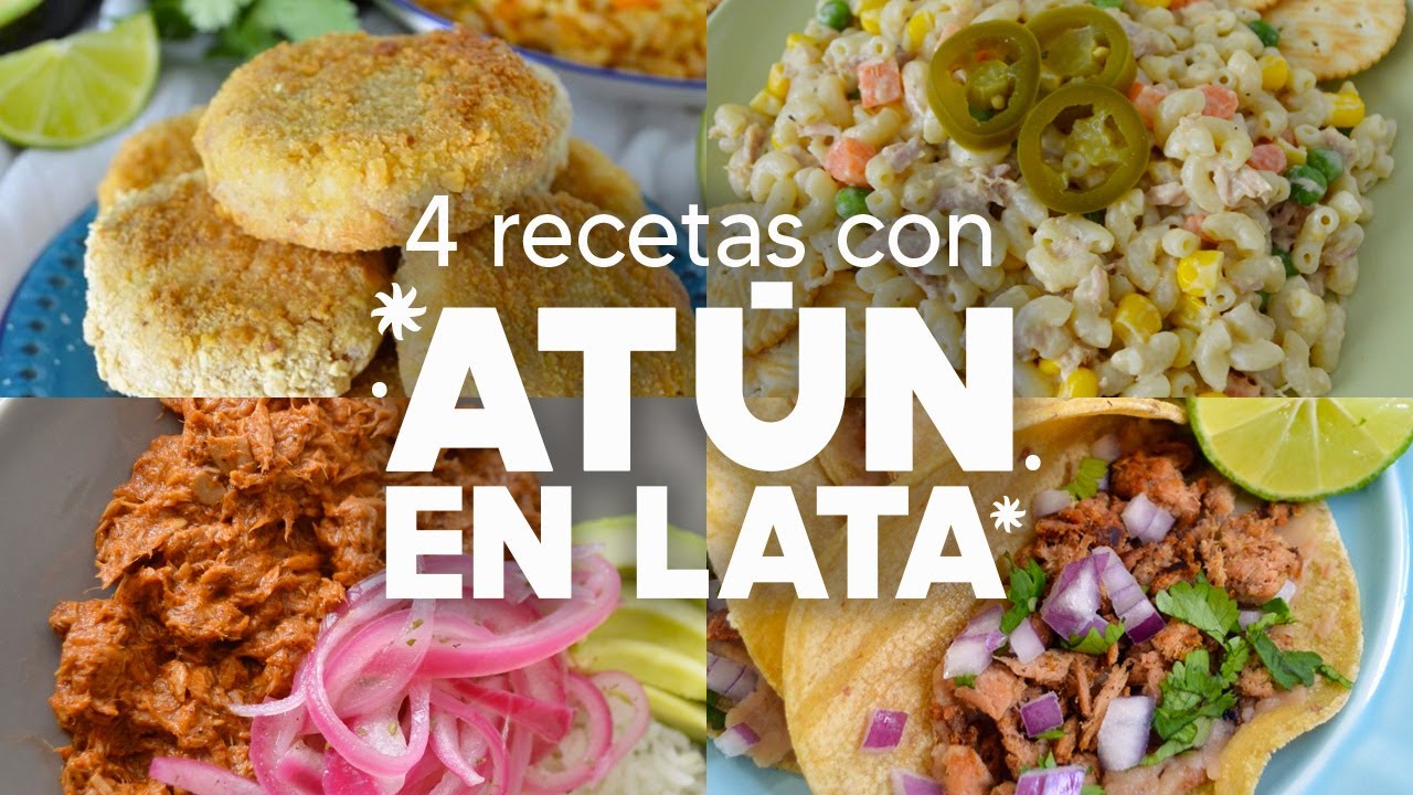 4 RECETAS FÁCILES CON ATÚN para usar las latas que tienes en la alacena -  YouTube