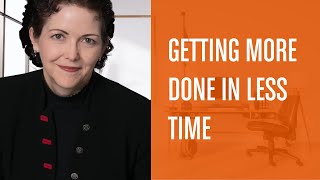 Getting More Done In Less Time With GTD®