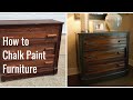 How To Chalk Paint Furniture | Painted Furniture|Flea Market Finds
