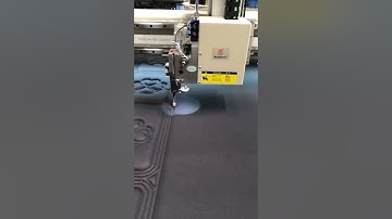 Single needle quilting machine testing