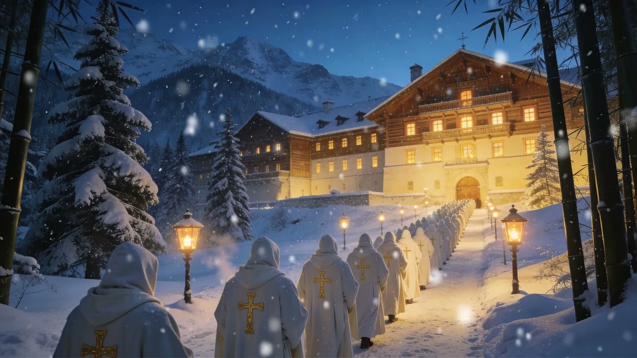 Gregorian Chant Ad Free New Year Night Blessings ✝ Latin Prayers for 2025  432 Hz Sleep & Peace