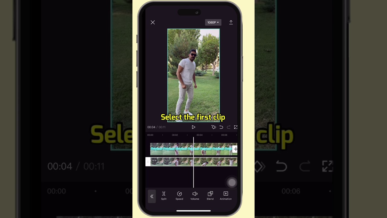 How to go behind the text in your video ( using CapCut )