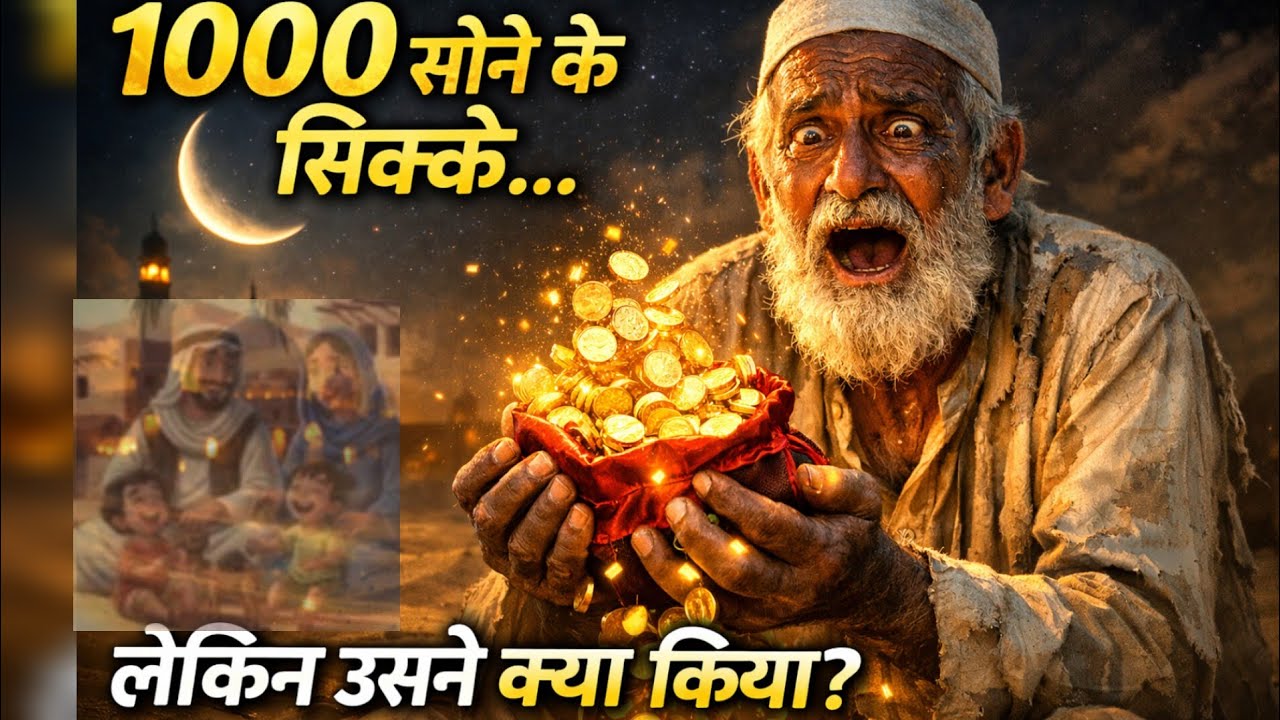 रमजान में बुजुर्ग को मिले 1000 सोने के सिक्के… फिर उसने जो किया सब हैरान रह गए 😲