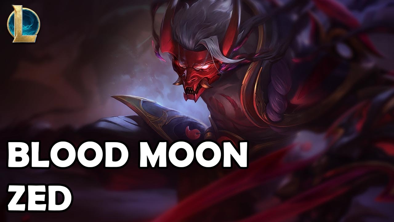 Blood Moon Zed Skin Spotlight from League of Legends