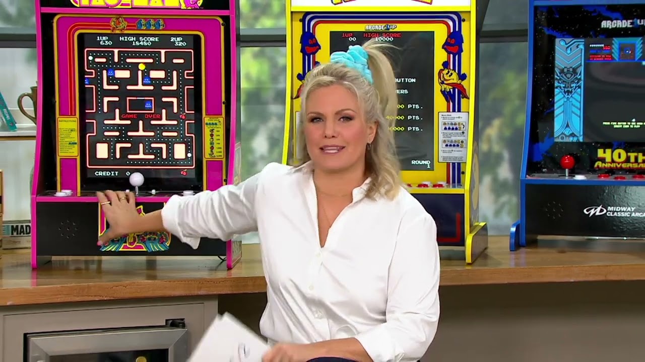 Arcade1Up 10 Game PartyCade Plus Portable Home Arcade Machine on QVC