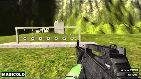 Unity3D Shooting Range - 3D FPS Test Magicolo 2014