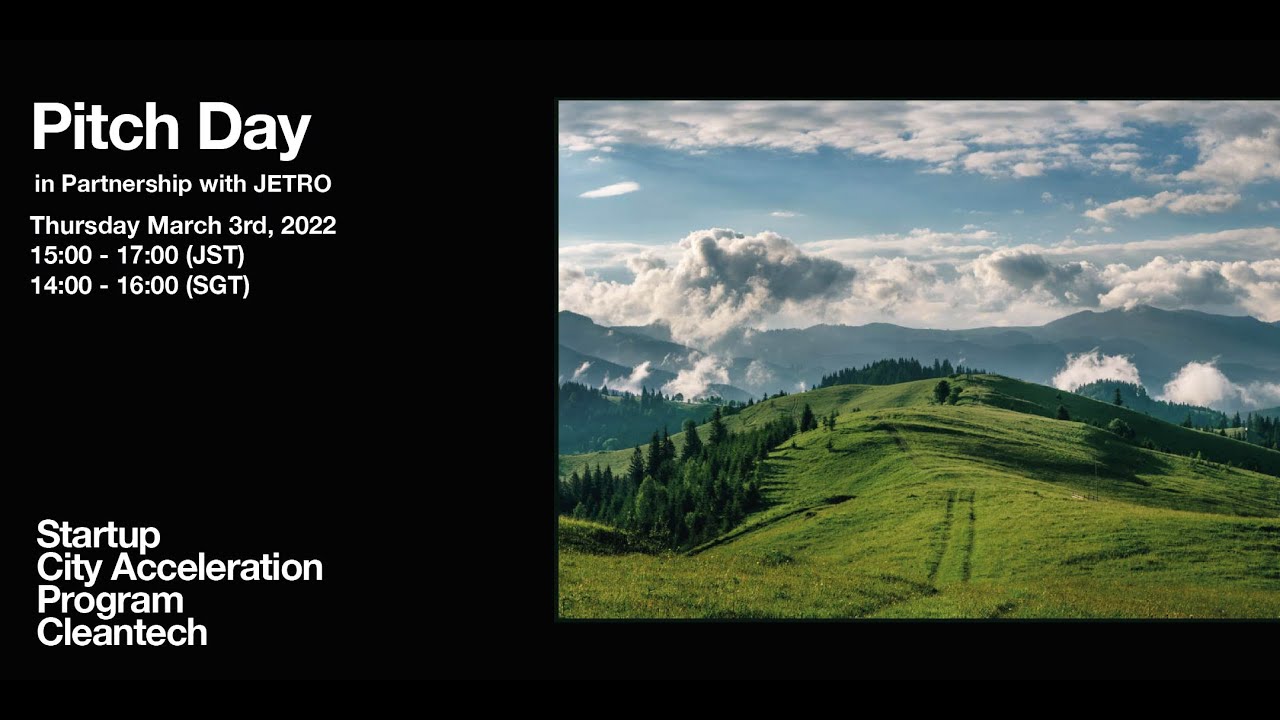 Pitch Day! - Techstars Startup City Acceleration Program Cleantech