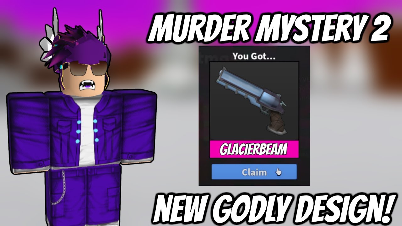 MM2 NEW ICE GUN GODLY? Murder Mystery 2 New Godly Design YouTube
