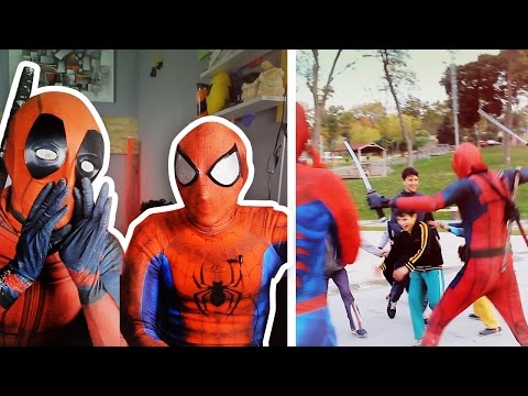 İNANILMAZ GÜLMEME CHALLENGE !! (SPİDERMAN VE DEADPOOL)