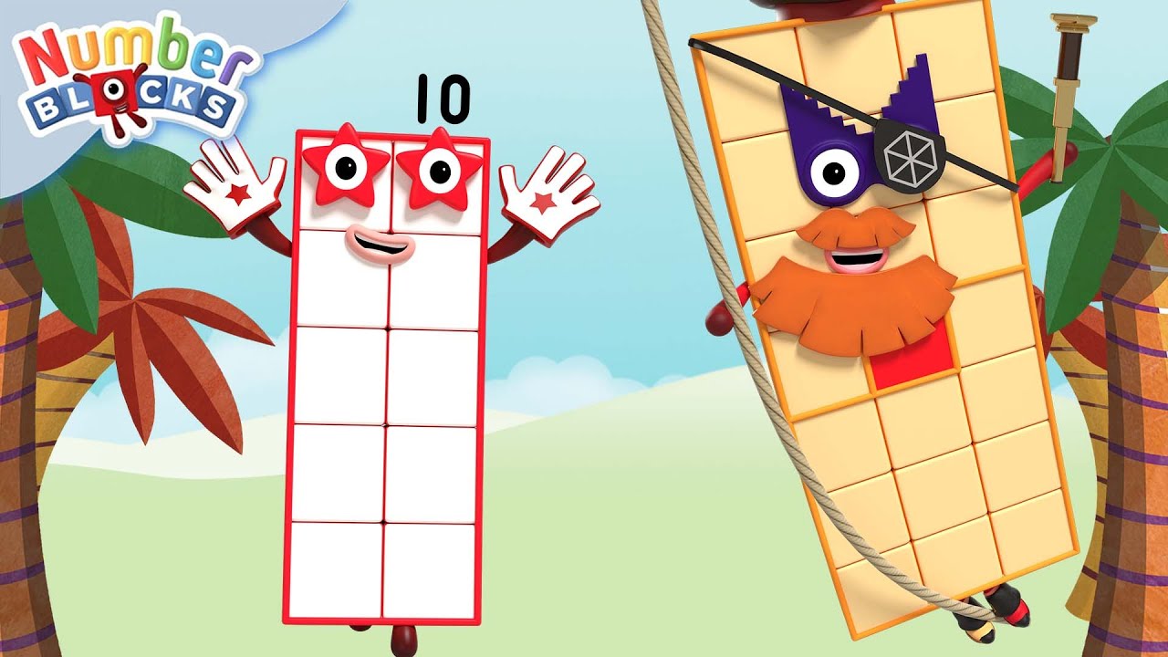 تعلم العد | @مكعبات الأرقام | ألطف شخصيات نمبربلوكس 💛 | تعلم العد للأطفال | ١٢٣٤٥ | نمبربلوكس