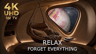 Encounter Marvelous Extraterrestrial Planets in Cozy Room | No Loop | Brown Noise