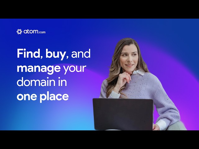 Atom is a full-featured domain registrar. Discover, register, and manage domains in the same place you discover them.