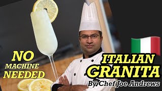 Authentic Italian Granita Recipe | Refreshing Homemade Sicilian Summer Frozen Dessert Delight