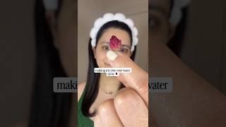 DIY rose water face mist 🌹