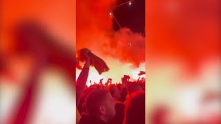 World cup fans celebrate Socceroos win around Australia