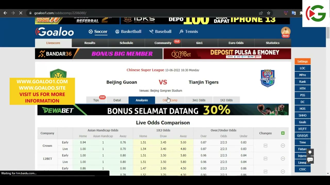 Chinese Super League - Beijing Guoan VS Tianjin Tigers