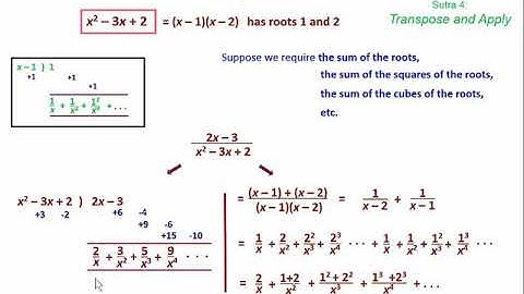 Sums of Powers of Roots