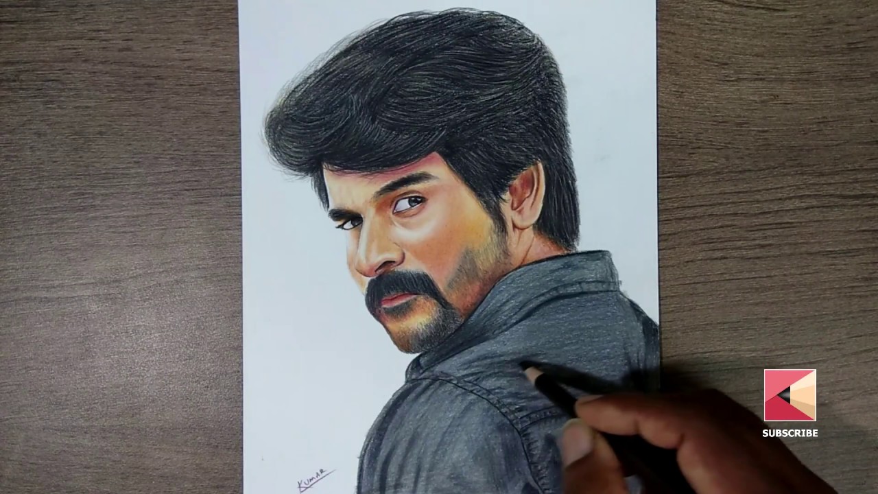 Velaikkaran sivakarthikeyan drawing - YouTube