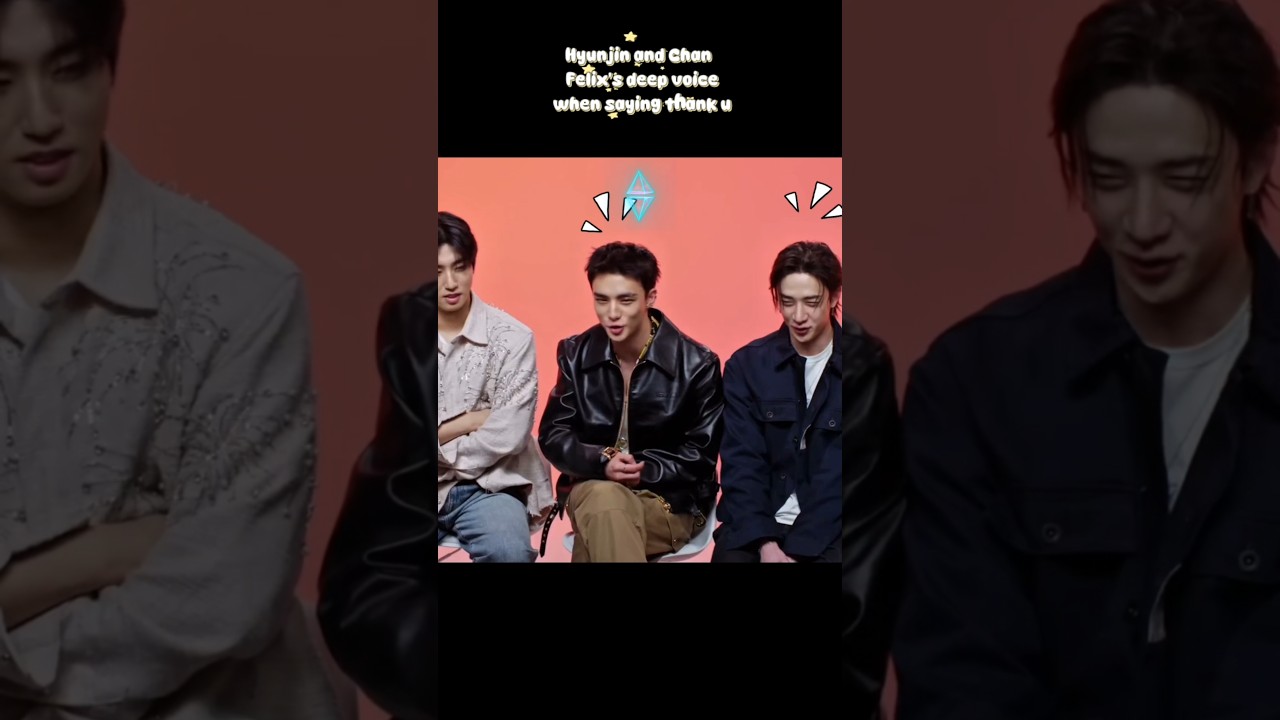 hyunjin obsessed with felix's deep voice🐥👹🥟😻 