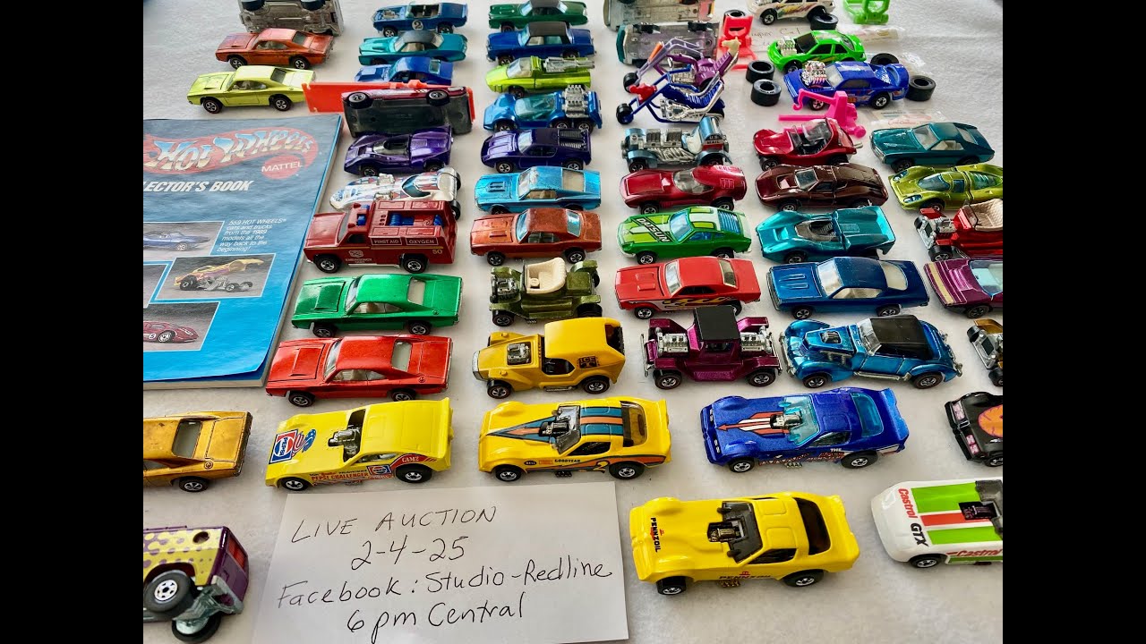 Live Auction Lineup: 2/4/25 on Facebook site: Studio-Redline