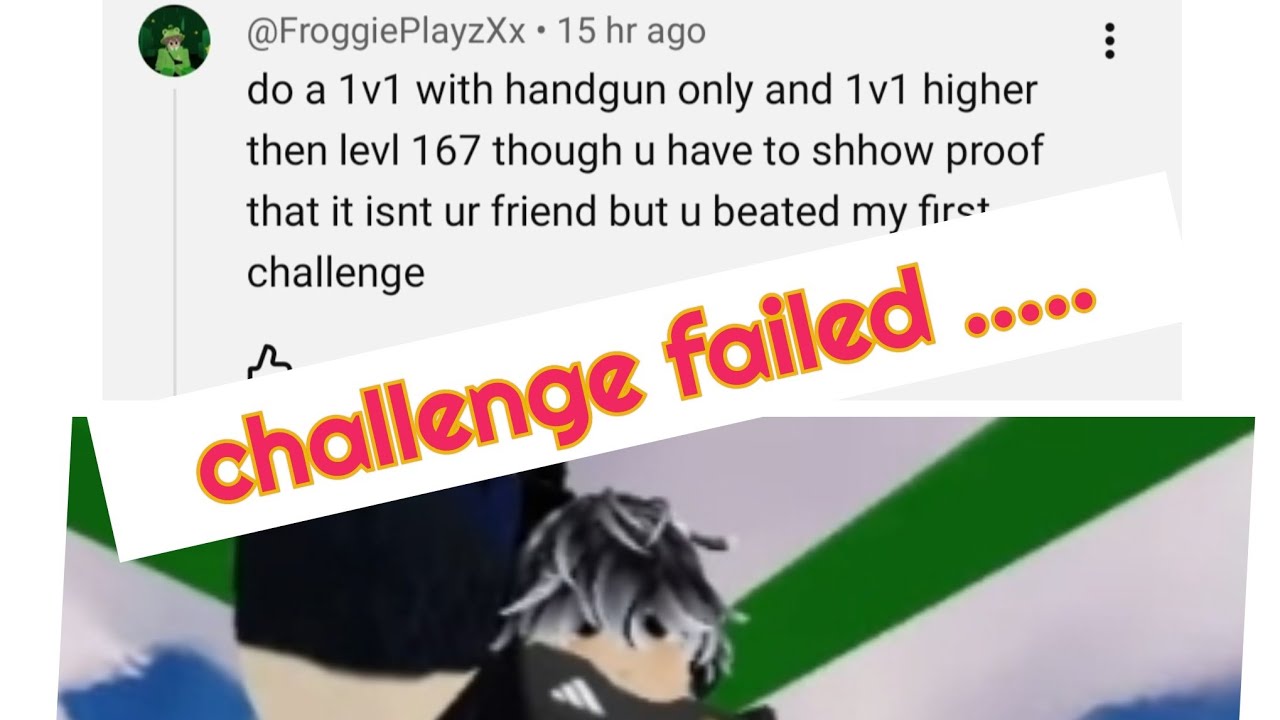 hello guys its rivals 1v1 2v2s video challenge failed i guiess