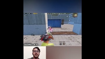 4.5SEC MOST FASTEST SQUAD WIPE BY (ZEESHUL) || PUBG MOBILE #shorts