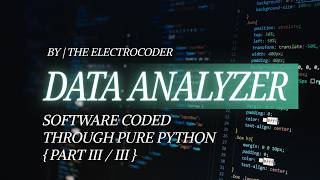 Python Data Analyzer | Part 3