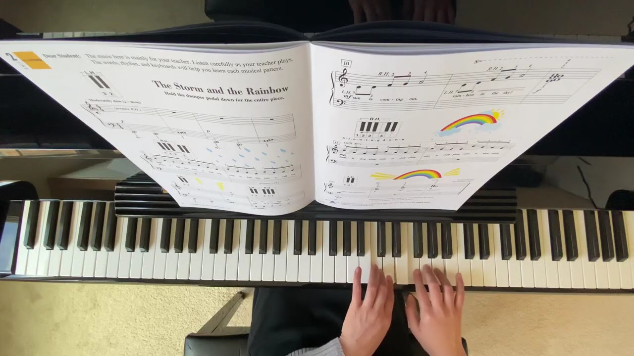 “ The Storm and the Rainbow” Piano Adventure Performance Book Level 2A