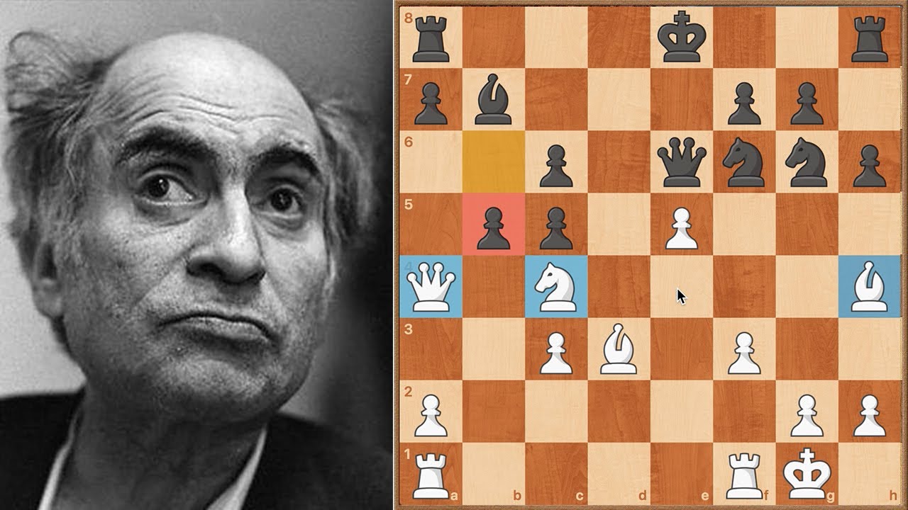 👉 Mijaíl Tal sacrifica su dama en Ajedrez y Miguel Najdorf lo besa de alegría