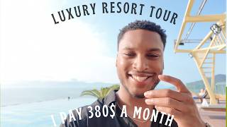 380$ a Month to Live in Da Nang, Vietnam! (Golden Bay Hotel / Apt Tour )