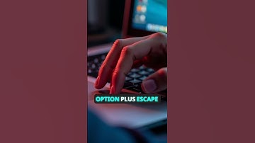 Frozen Mac? Use This Shortcut! ❄️