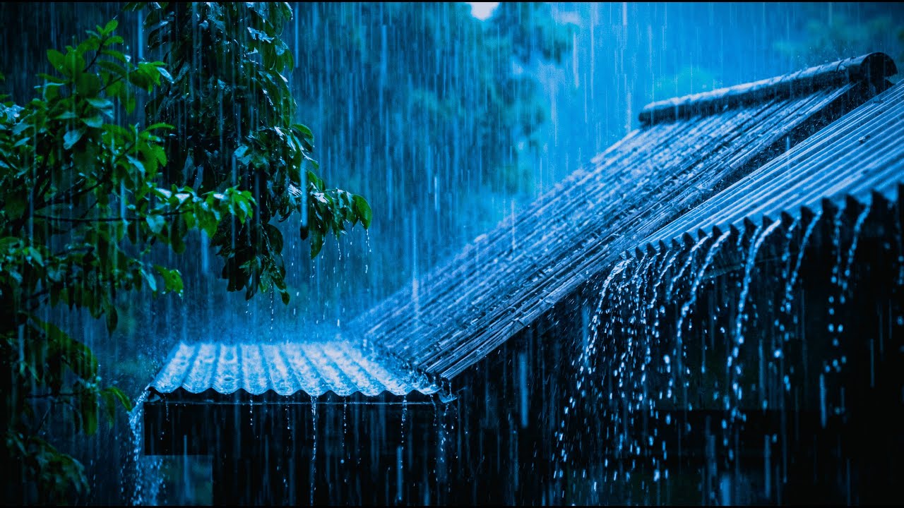 No Ads Rain Sounds for Sleeping – Deep ASMR Rain & Thunder for Relaxation