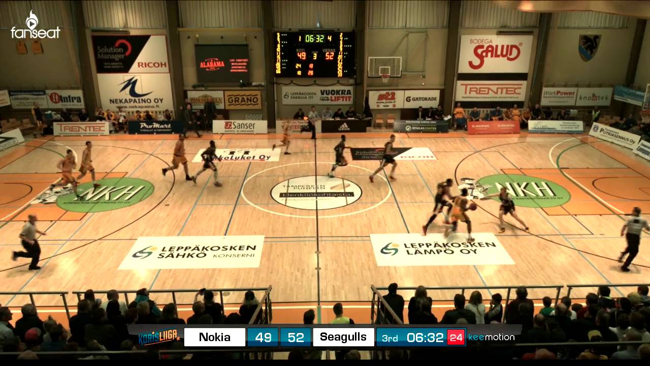 Dan Bailey Korisliiga Highlights 2015-2016 BC Nokia(Finland)