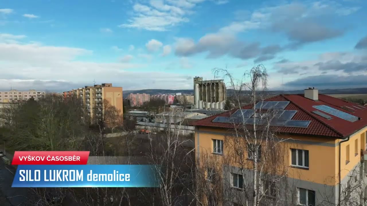 Časosběr SILO Vyškov demolice