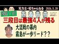 三段目は最強4人が残る 大混戦の幕内 霧島が一歩リード? 2026.5.20
