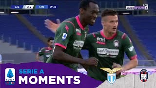 Crotone's superstar Simy scores a brace vs Lazio | Serie A 20/21 Moments Crotone's superstar Simy scores a brace vs Lazio | Serie A 20/21 Moments