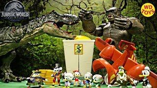 New T-Rex Vs King Kong Ducktales Toys Jurassic World Fallen Kingdom Dinosaur Toys Battle WD Toys