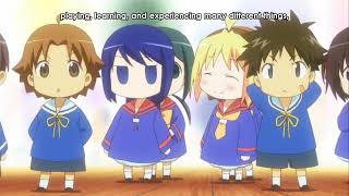 Hiiragi Chan Teaching About The Manners To Anzu Chan ,, Hanamaru Kindergarten 2010 Episode 1