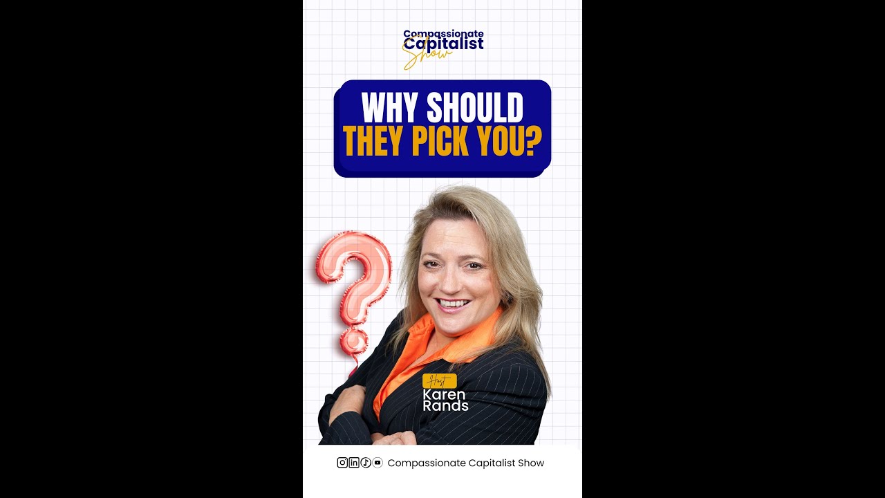 “Why should an investor pick you?