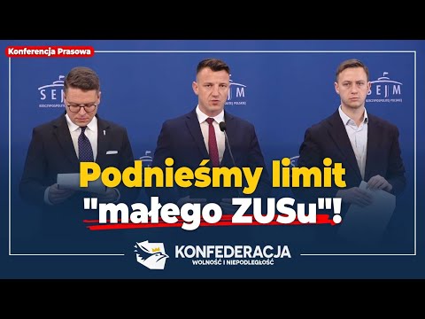 Czas na podniesienie limitu dla małego ZUS dla przedsiębiorców #NaŻywo #Sejm